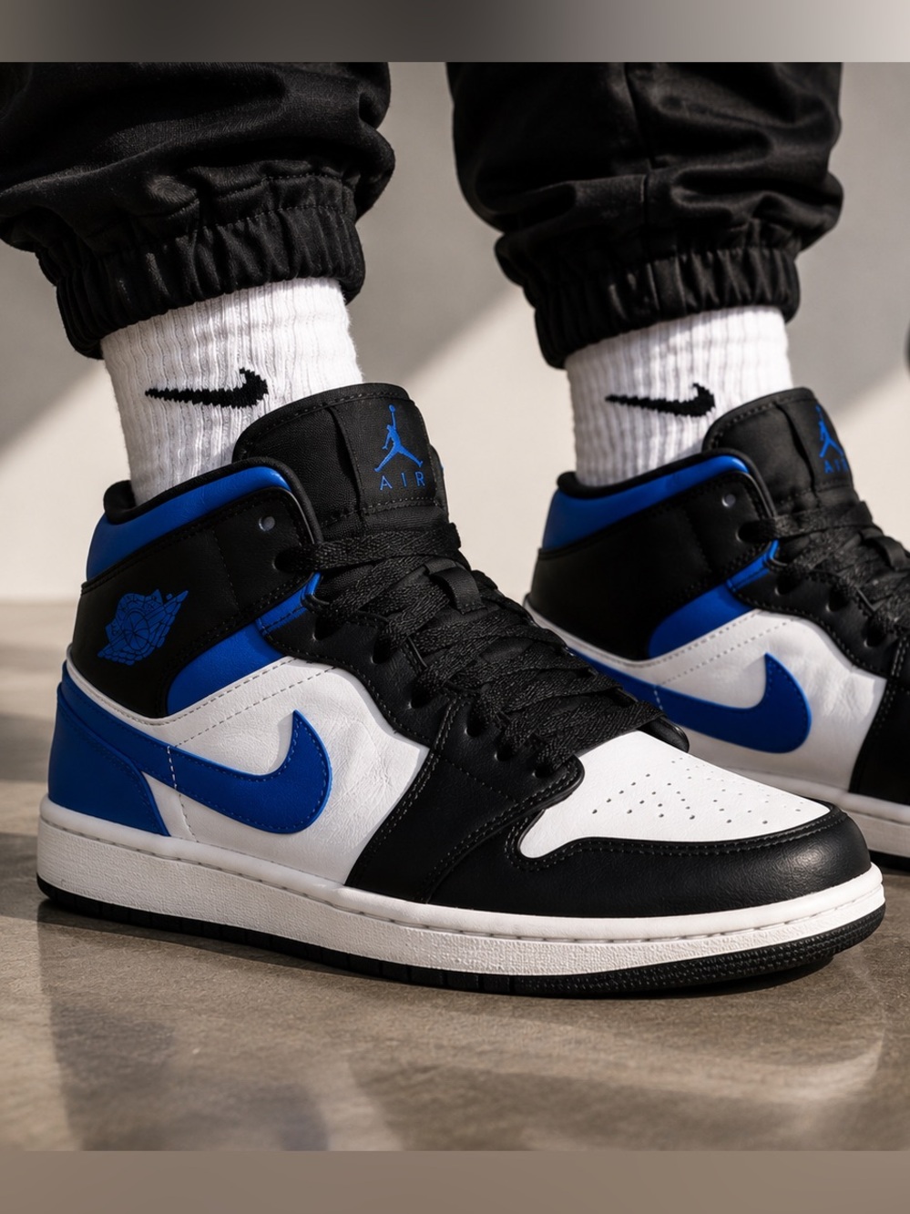 Nike Air Jordan 1 Mid GS Racer Blue 5Y/EU37.5